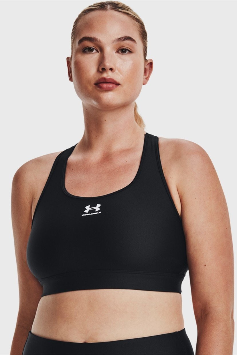 Бра жіночий Under Armour UA HG Armour Mid Padless чорний 1373865-002 — фото 2
