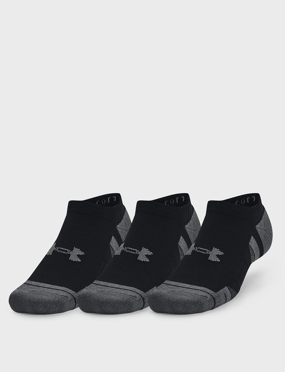 Носки  Under Armour UA Performance Cotton 3pk NS черные 1379526-001 изображение 2
