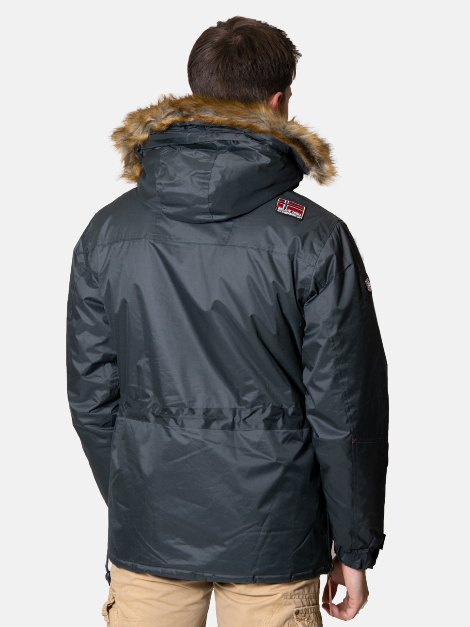 Куртка мужская Geographical Norway серая WR034H-020 — фото 4
