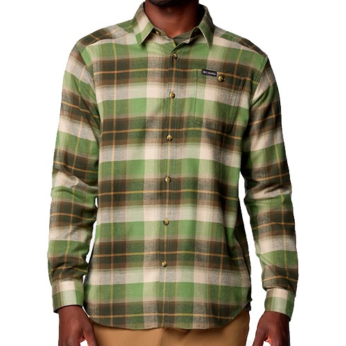 Рубашка мужская Columbia Cornell Woods™ Flannel Long Sleeve Shirt зеленая 1617951-398 изображение 1