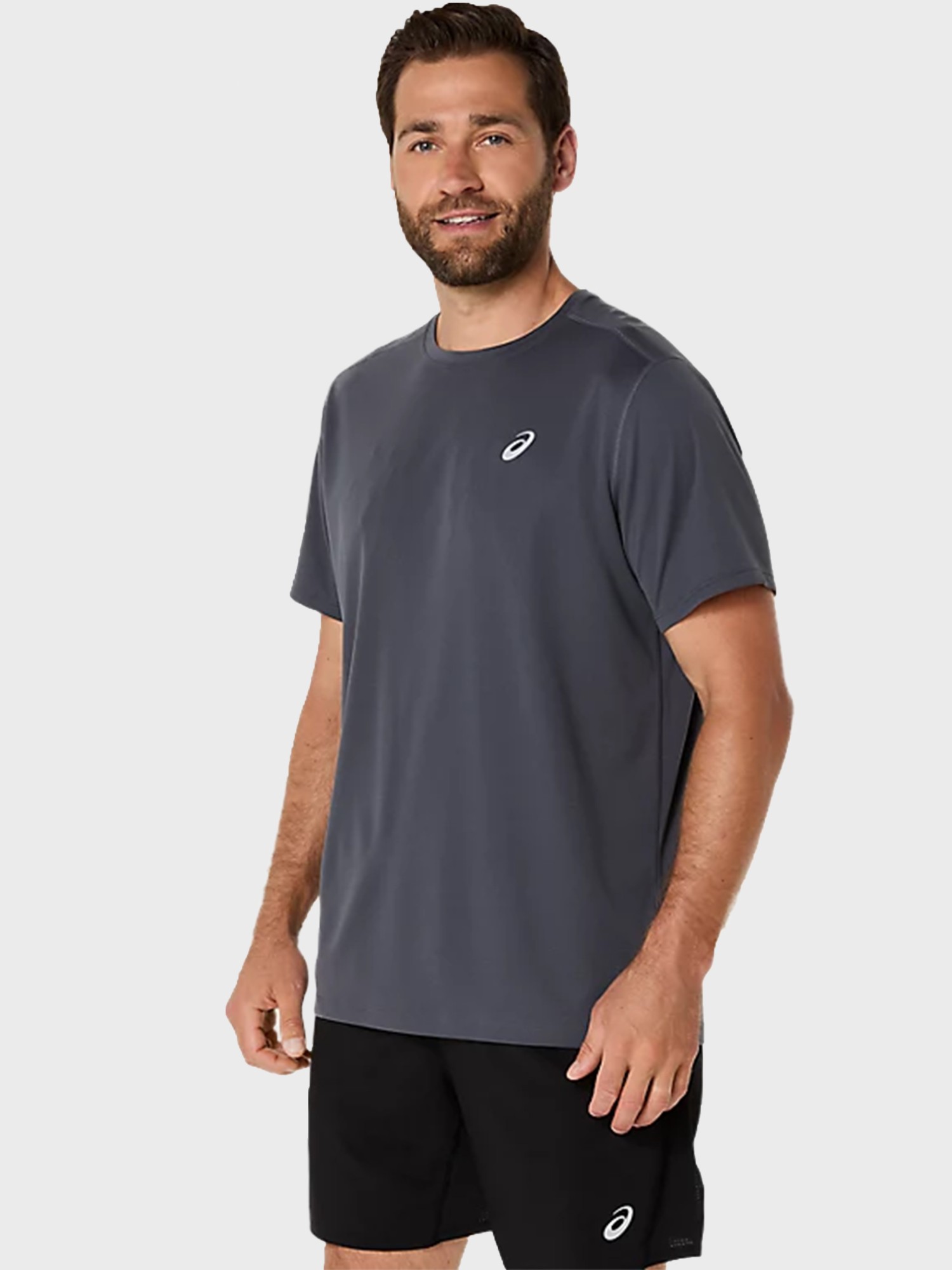 Футболка мужская Asics ASICS CORE SS TOP графитовая 2011D221-020 изображение 4