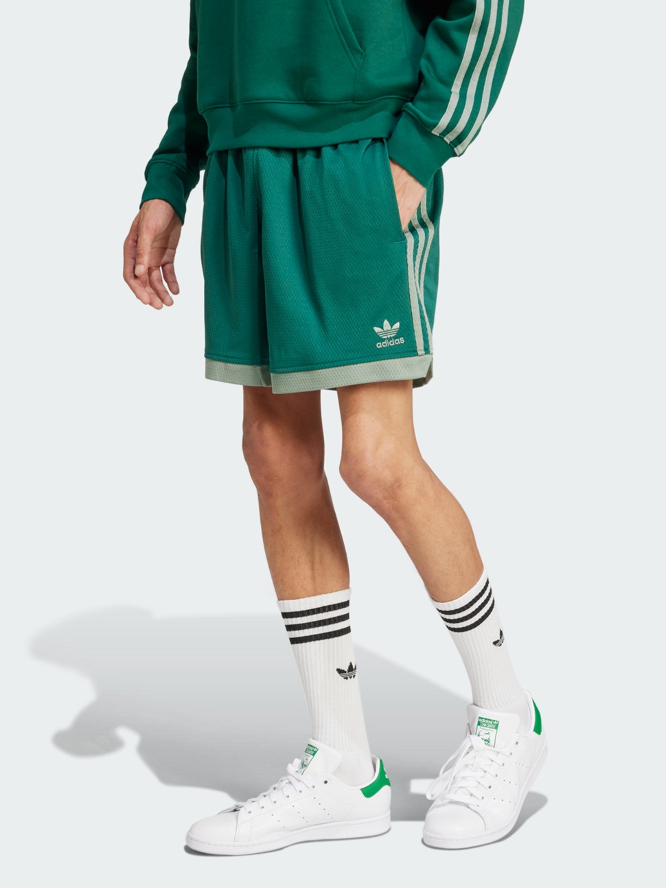 Шорти чоловічі Adidas Mockeylet short зелені JP1101 — фото 2