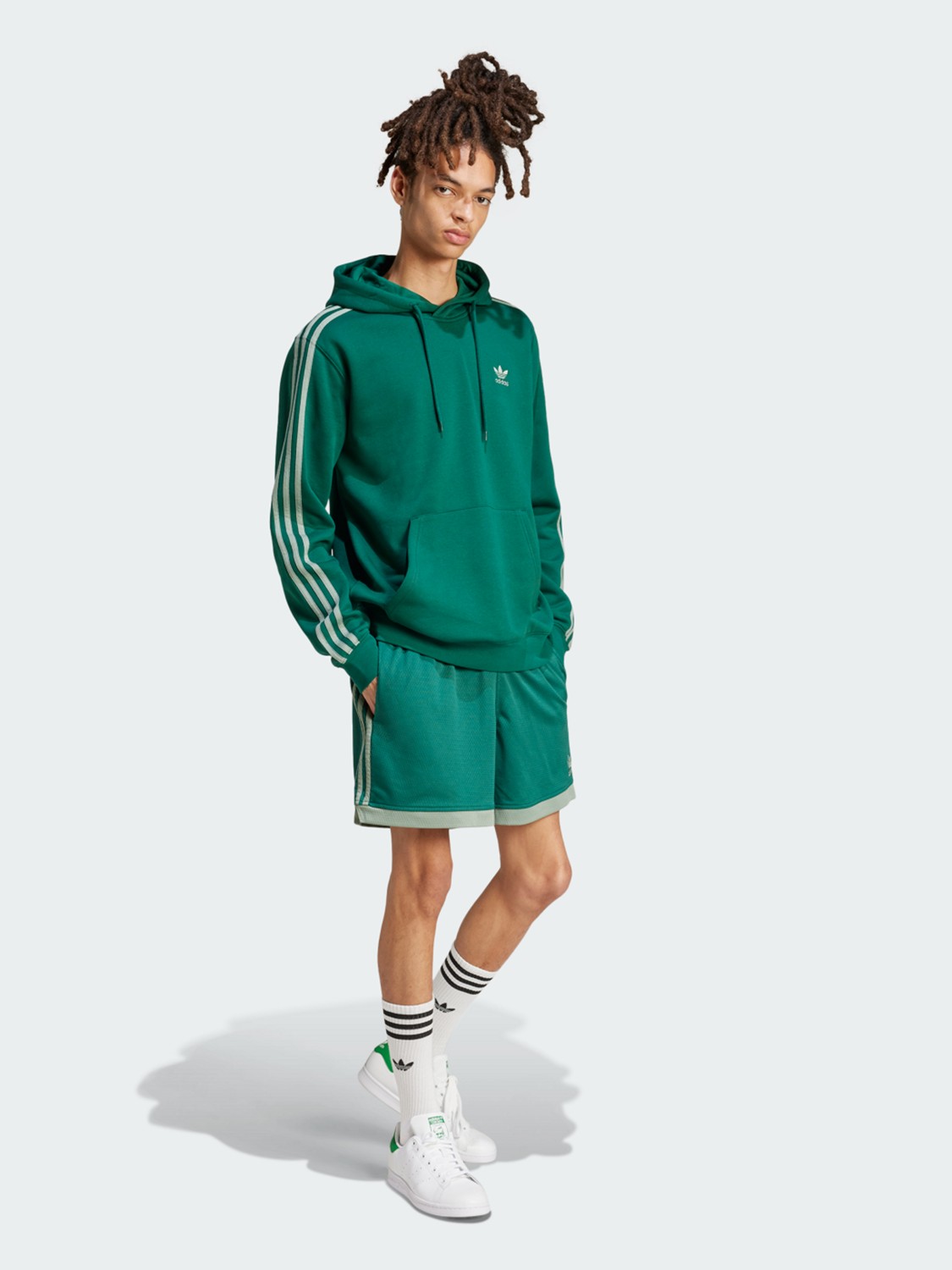 Шорты мужские Adidas Mockeylet short зеленые JP1101 изображение 6