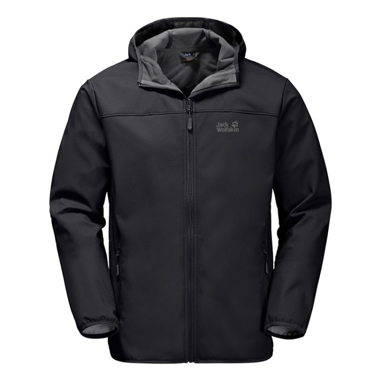Ветровка мужская Jack Wolfskin Northern Point черная 1304001-6000 изображение 1