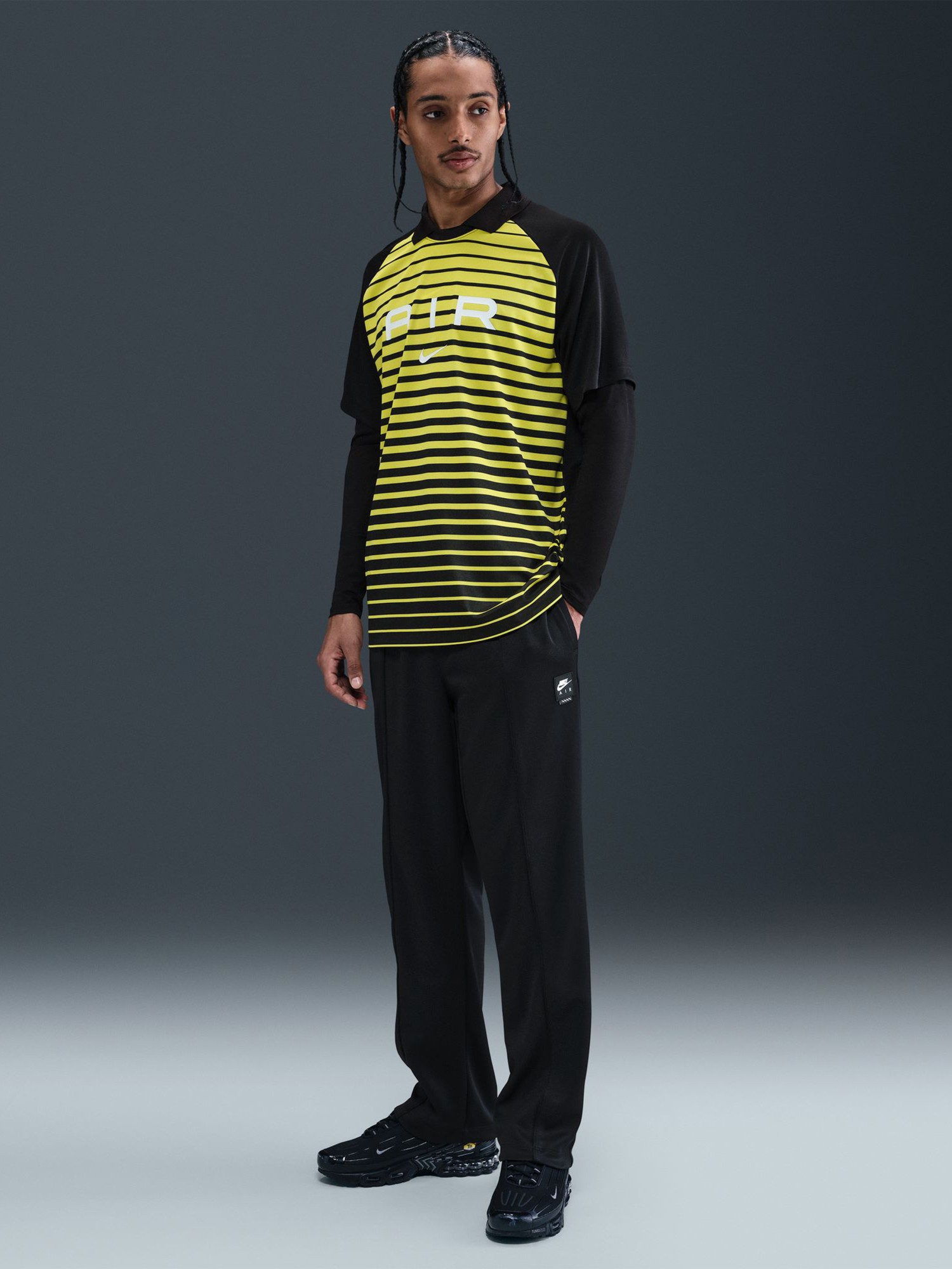 Брюки мужские Nike M NK AIR PK TRACK PANT черные IB2147-010 изображение 2