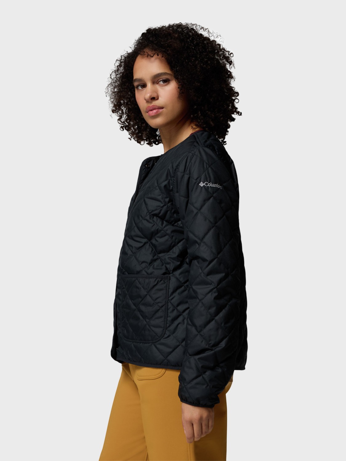 Куртка женская Columbia Copper Crest™ Collarless Jacket черная 2133781-010 изображение 3