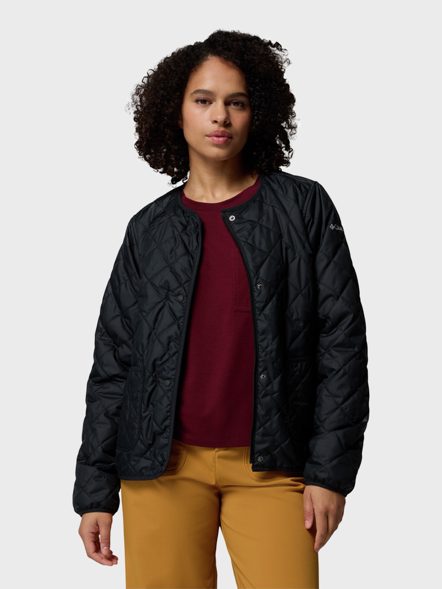 Куртка женская Columbia Copper Crest™ Collarless Jacket черная 2133781-010 изображение 5