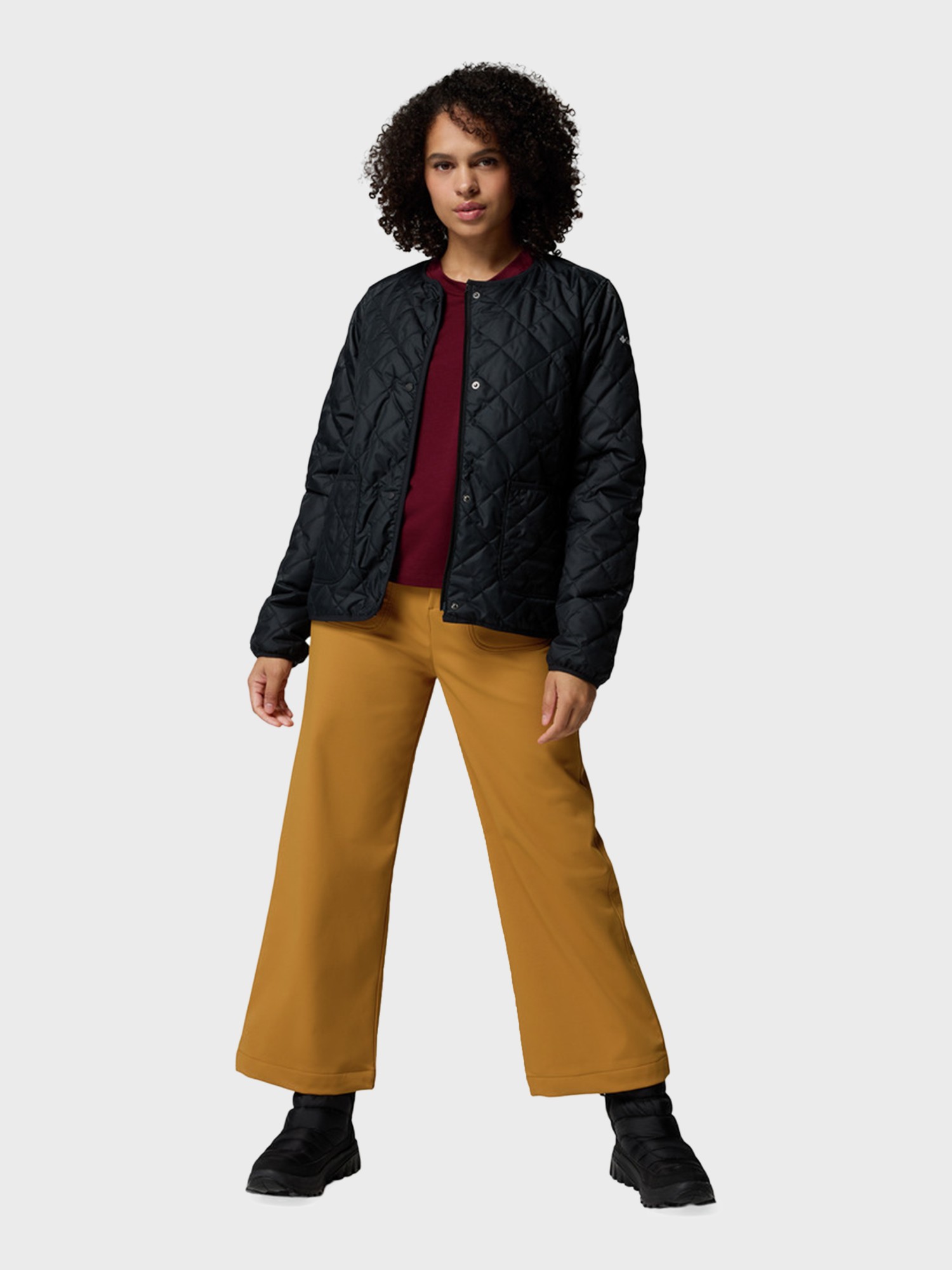 Куртка женская Columbia Copper Crest™ Collarless Jacket черная 2133781-010 изображение 8