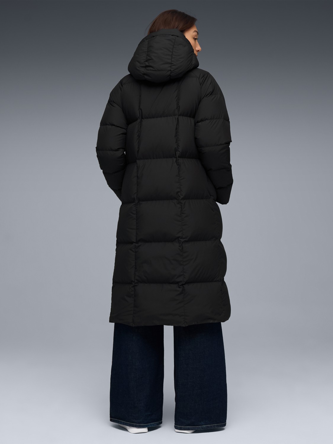 Куртка женская Puma Hooded Down Puffer Coat черная 68839001 изображение 3