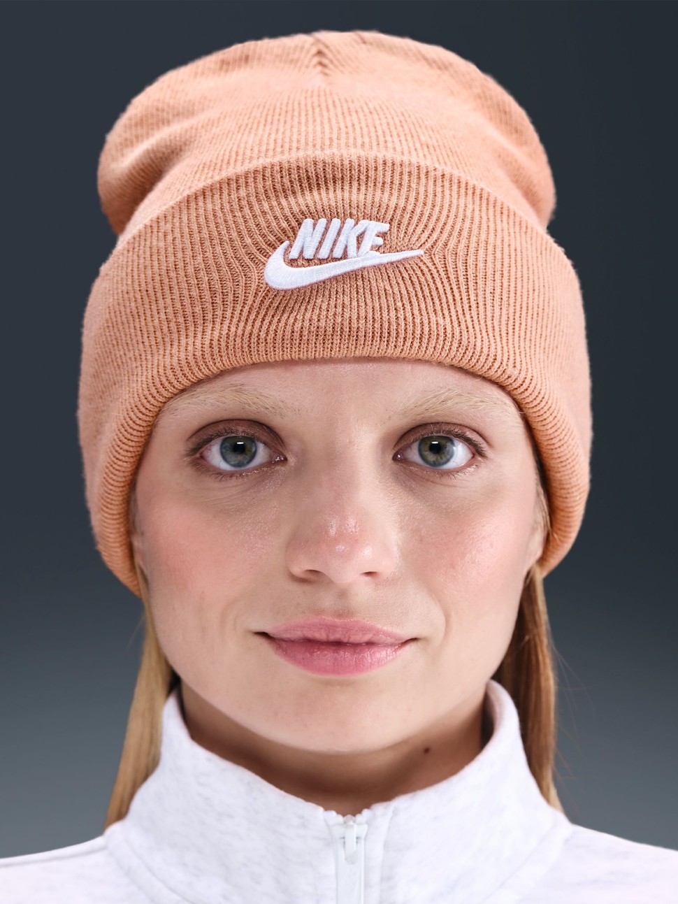 Шапка  Nike U NK PEAK BEANIE TC FUT F24 L мокко HF0186-688 — фото 3