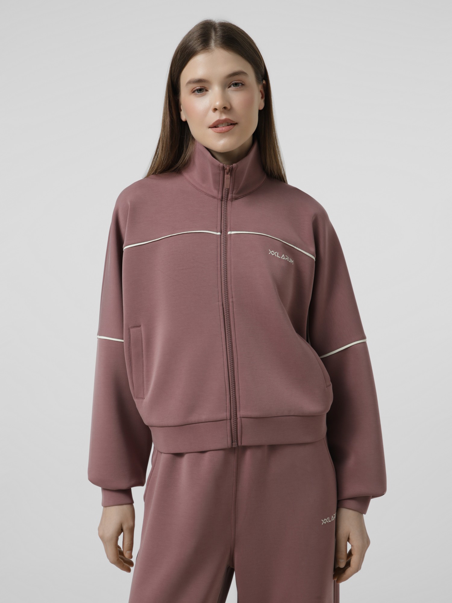 Толстовка женская Larum Tessan бордовая 172605-670 изображение 2