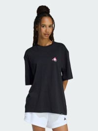 Футболка женская Adidas SOFT SIDE OS T черная KA5093 изображение 2