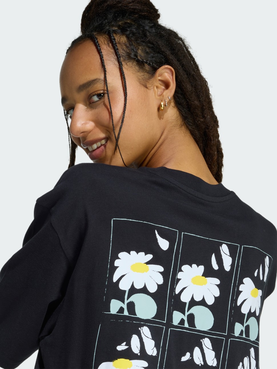 Футболка жіноча Adidas SOFT SIDE OS T чорна KA5093 — фото 6