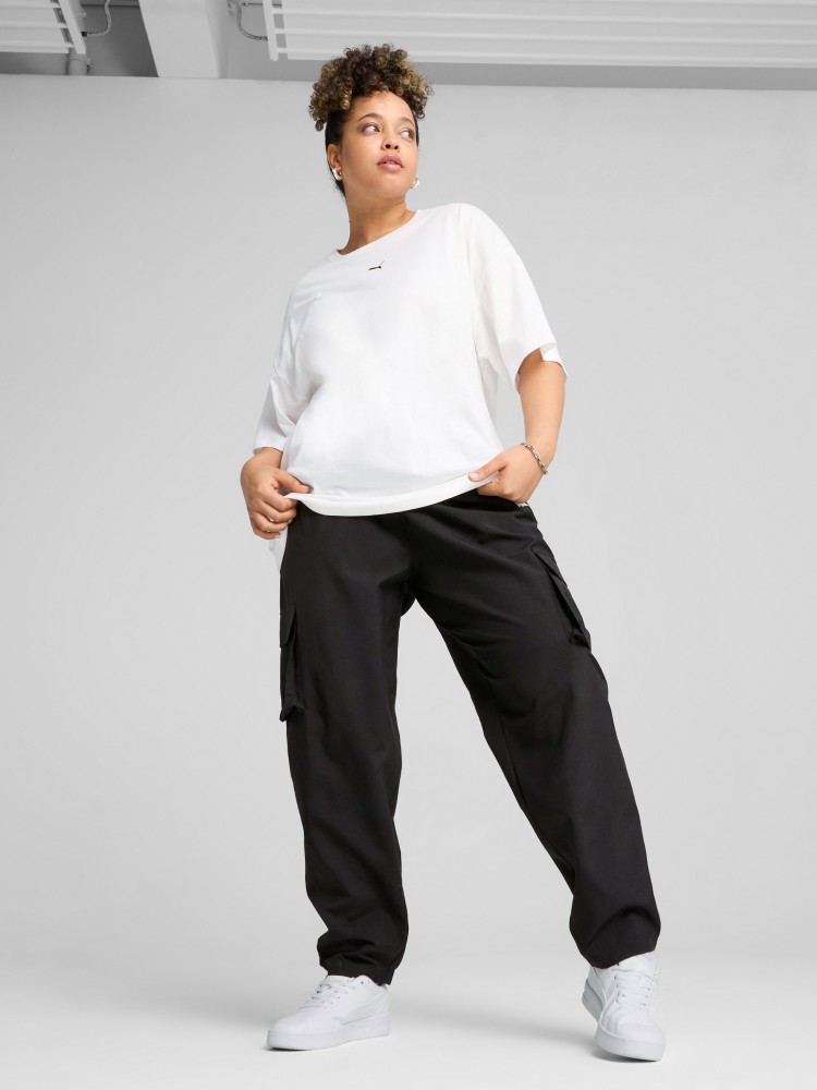 Футболка женская Puma ESS Relaxed Tee белая 68497102 изображение 2