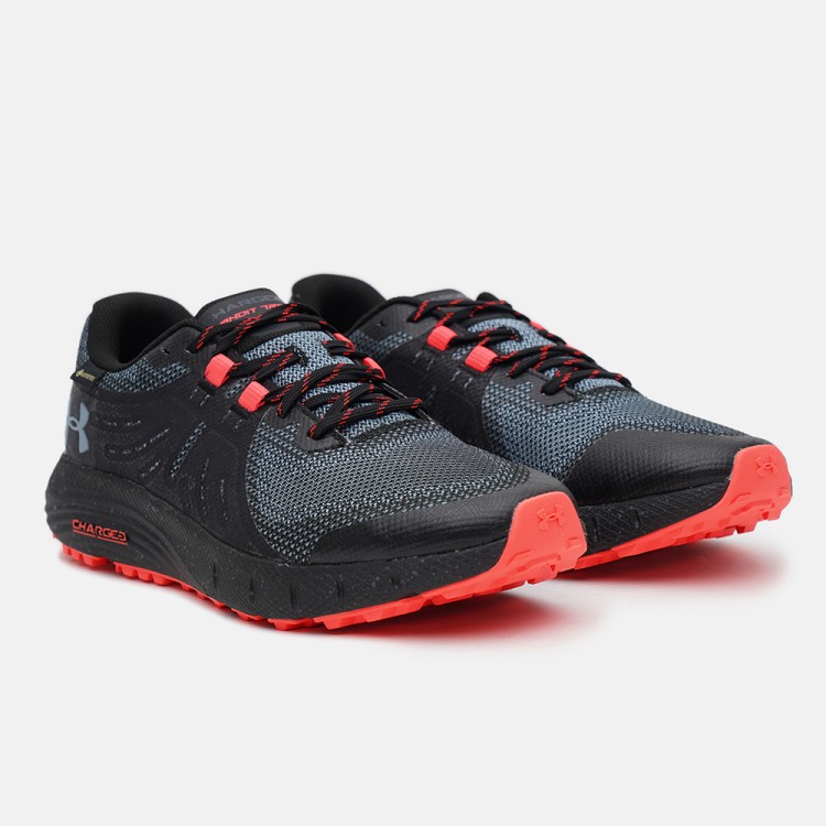 Кроссовки мужские Under Armour Ua Charged Bandit Trail Gtx черные 3022784-001 изображение 2