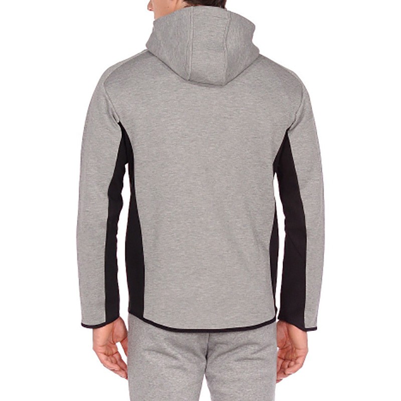 Толстовка мужская Puma SF Hooded Sweat Jacket серая 57670703 изображение 2