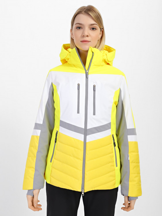 Куртка гірськолижна жіноча WHS жовта 552524-710 изображение 2