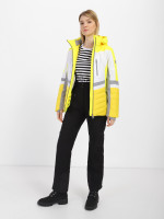 Куртка гірськолижна жіноча WHS жовта 552524-710 изображение 3