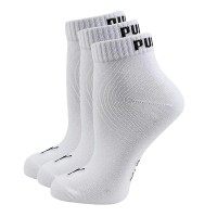 Носки  Puma PUMA UNISEX QUARTER PLAIN 3P белые 90697833