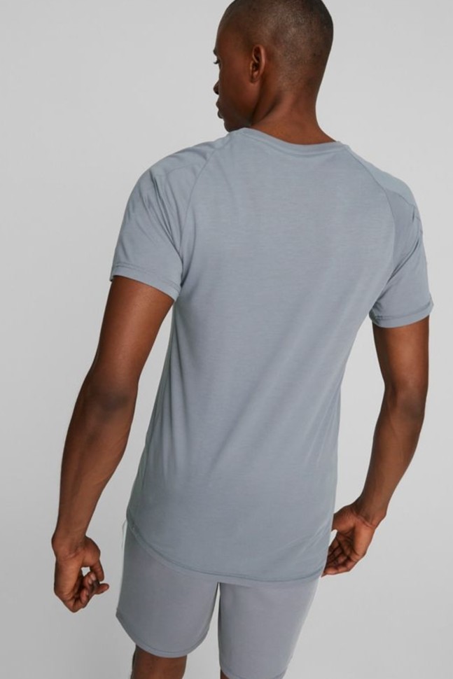 Футболка мужская Puma EVOSTRIPE Tee серая 67331169 изображение 3