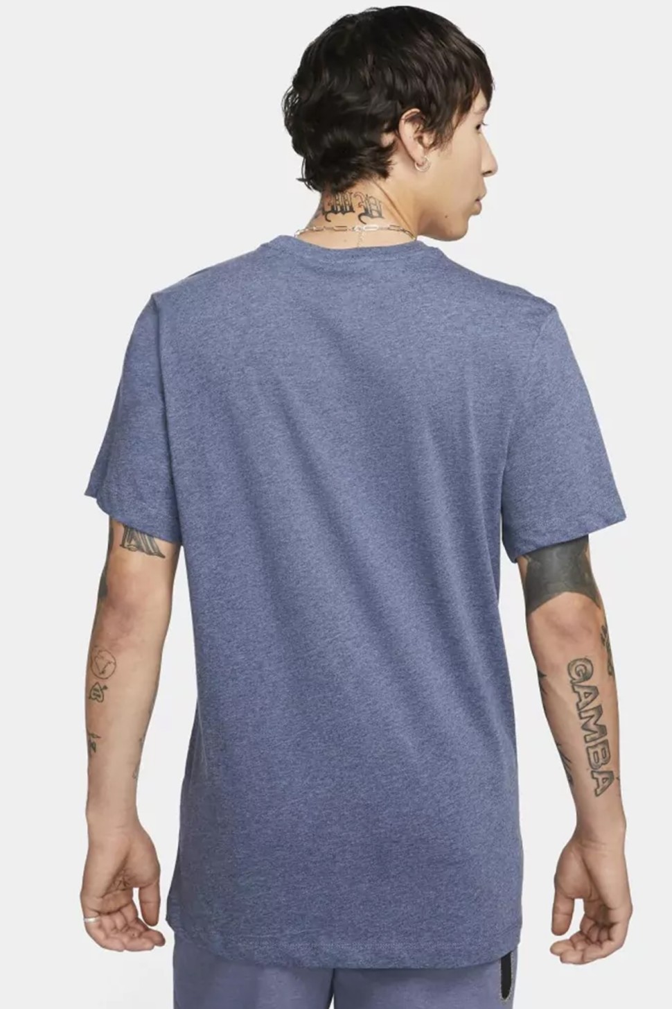 Футболка чоловіча Nike M NSW CLUB TEE SUST синя DR7923-491 — фото 3