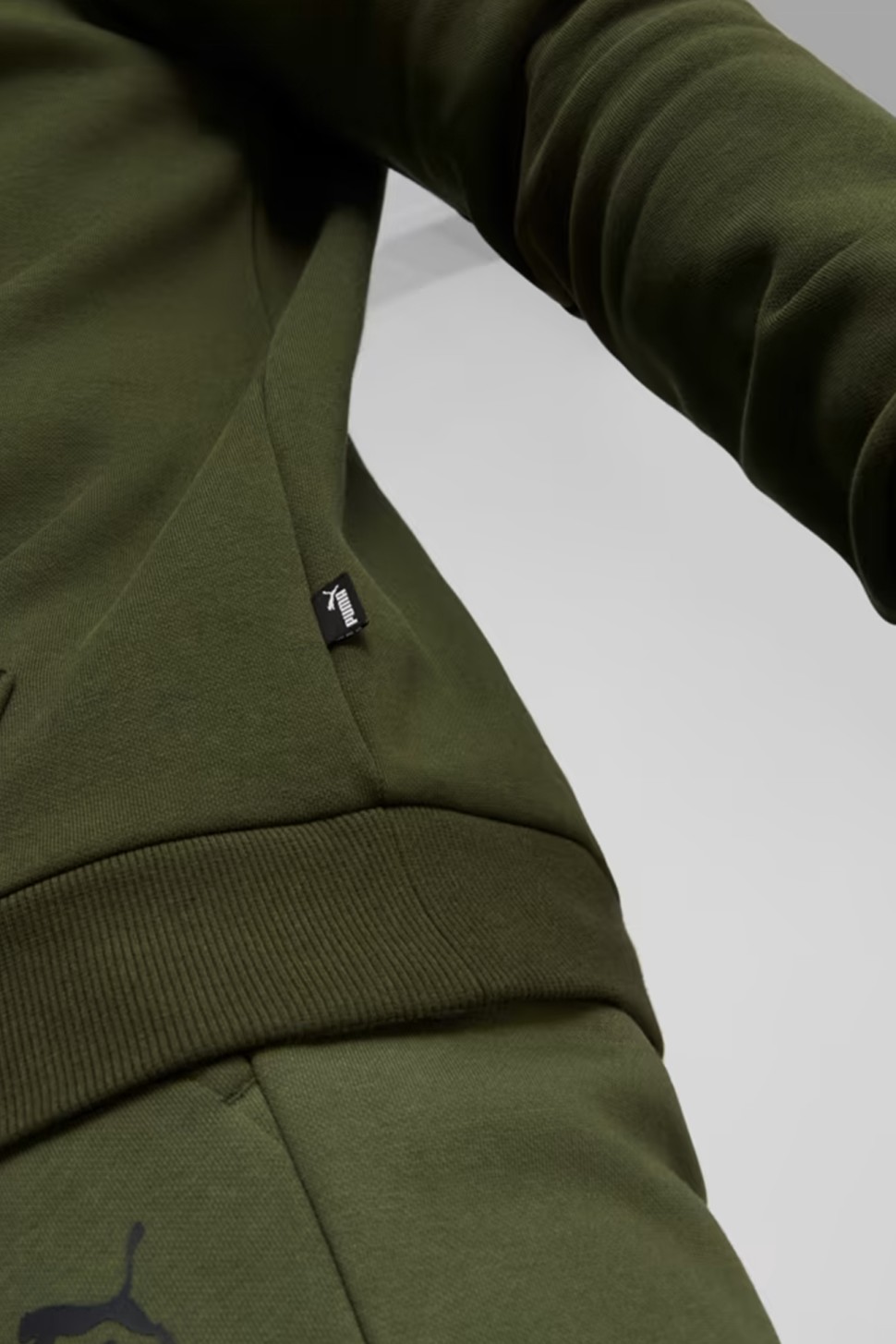 Толстовка чоловіча Puma ESS Big Logo Hoodie FL (s) хакі 58668731 — фото 5