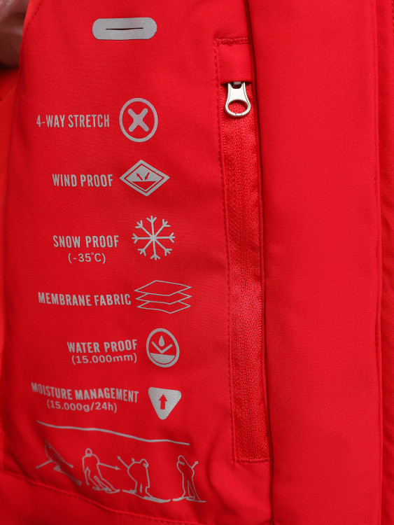 Куртка женская WHS  красная 553510-650 изображение 6