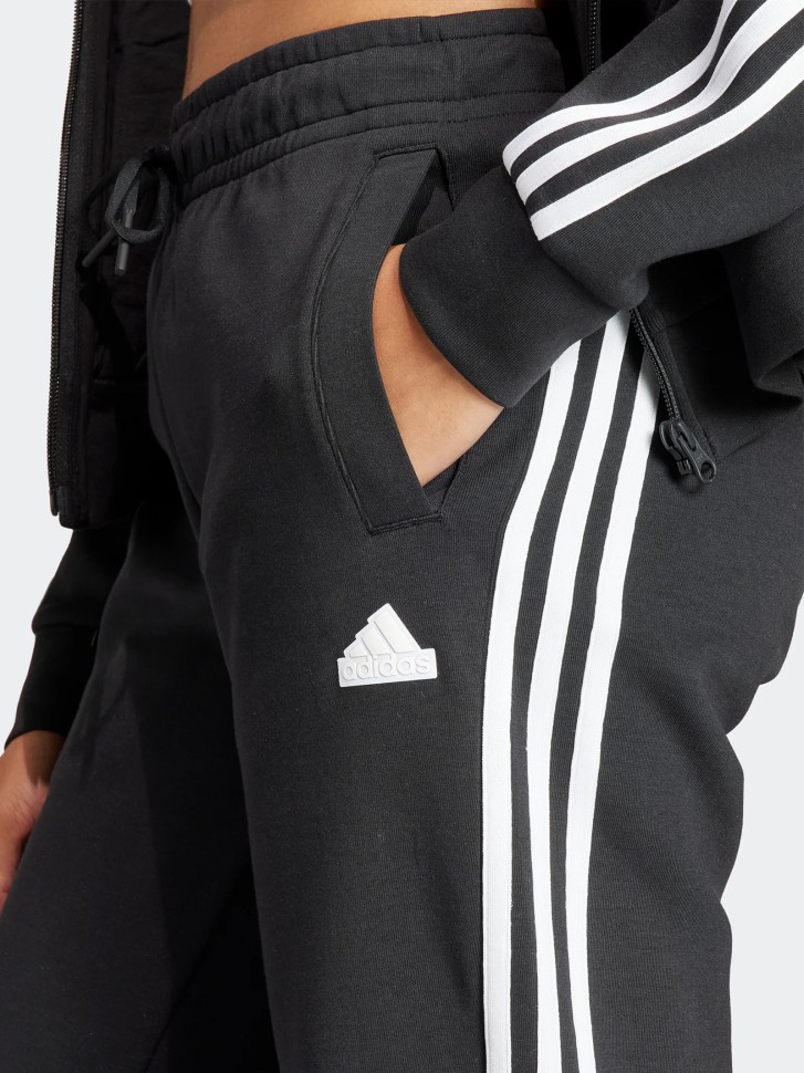 Брюки женские Adidas W FI 3S REG PT черные IN9479 изображение 5