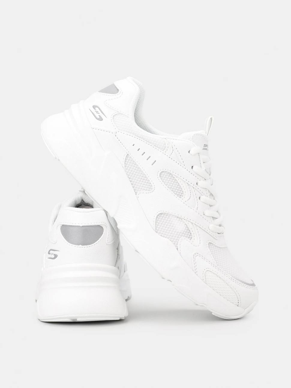 Кросівки жіночі Skechers Bobs Bamina білі 117354 WHT — фото 6