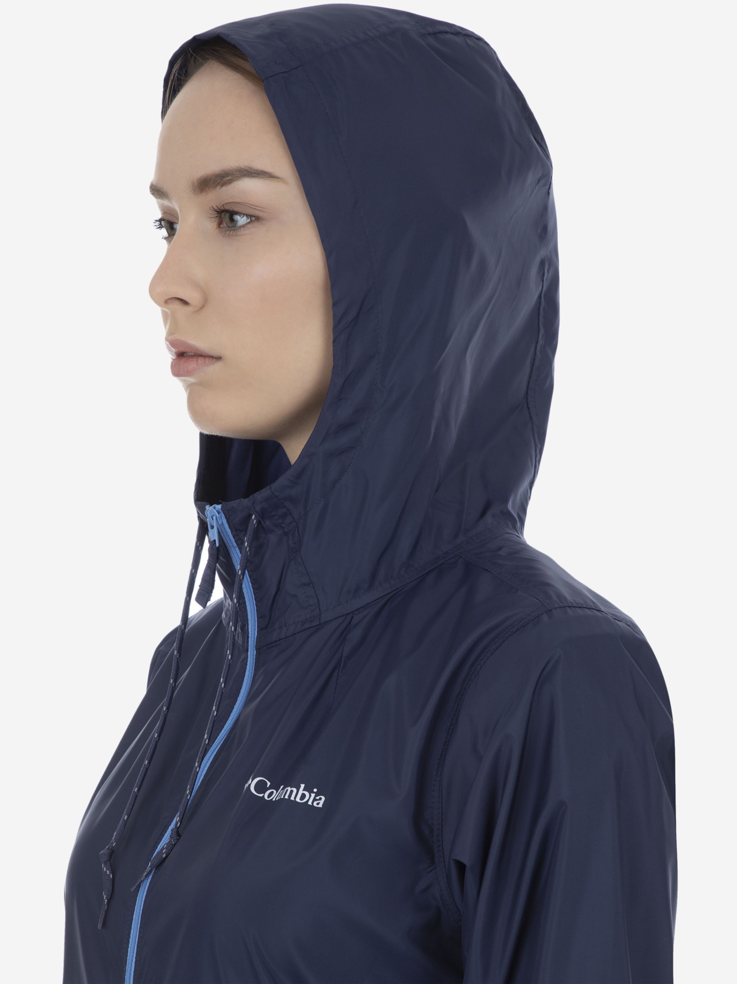 Ветровка женская Columbia FLASH FORWARD™ WINDBREAKER синяя 1585911-466 изображение 4