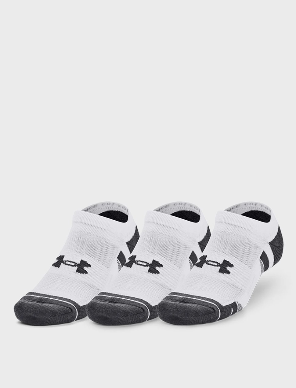 Шкарпетки Under Armour UA Performance Cotton 3pk NS білі 1379526-100 — фото 2