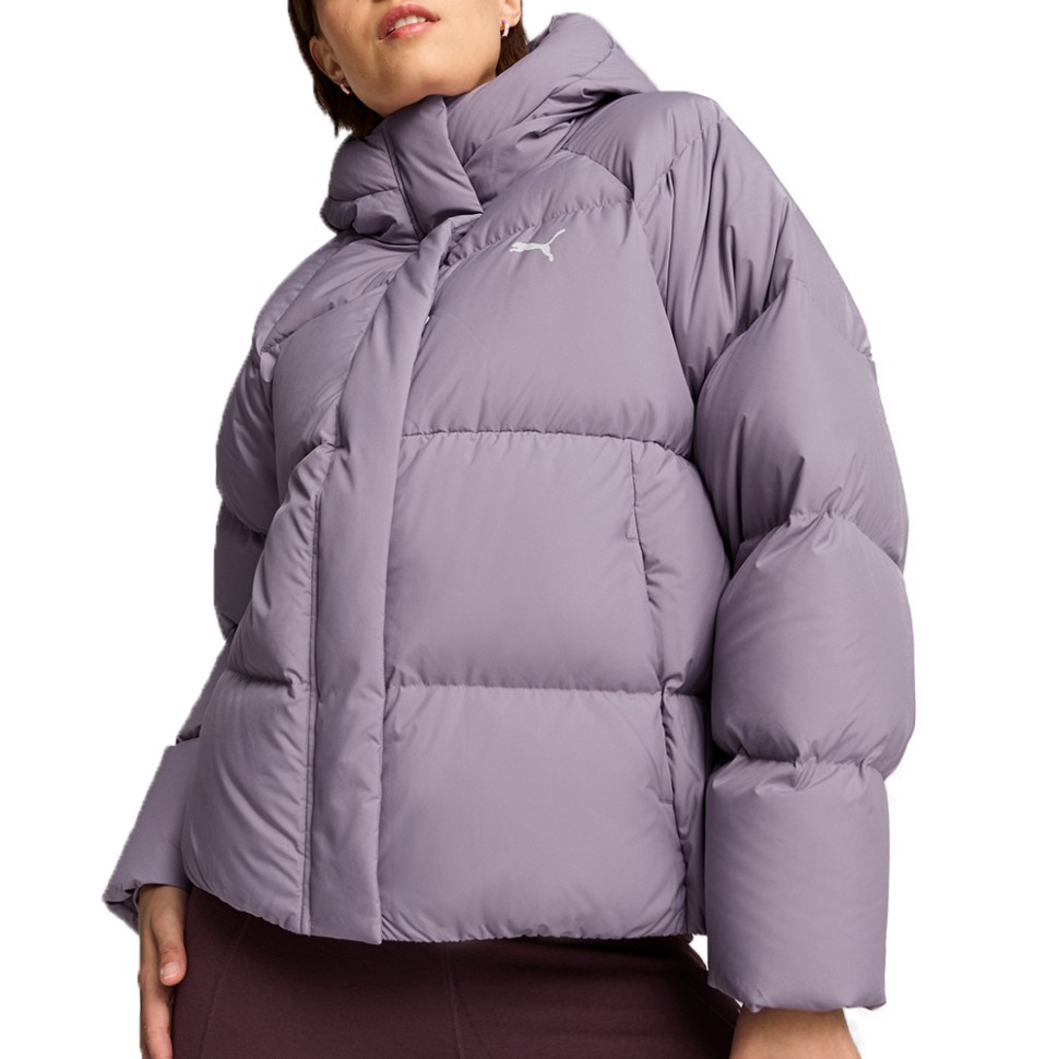 Куртка жіноча Puma Down Puffer Jacket фіолетова 62648730 — фото 1