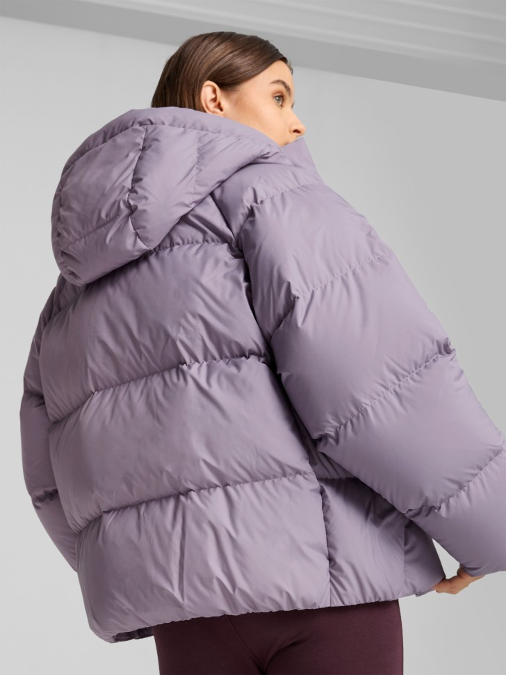 Куртка женская Puma Down Puffer Jacket фиолетовая 62648730 изображение 3