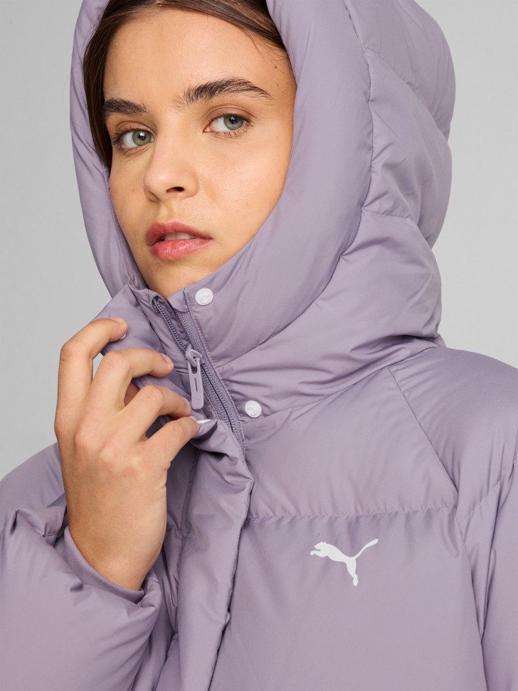 Куртка женская Puma Down Puffer Jacket фиолетовая 62648730 изображение 5