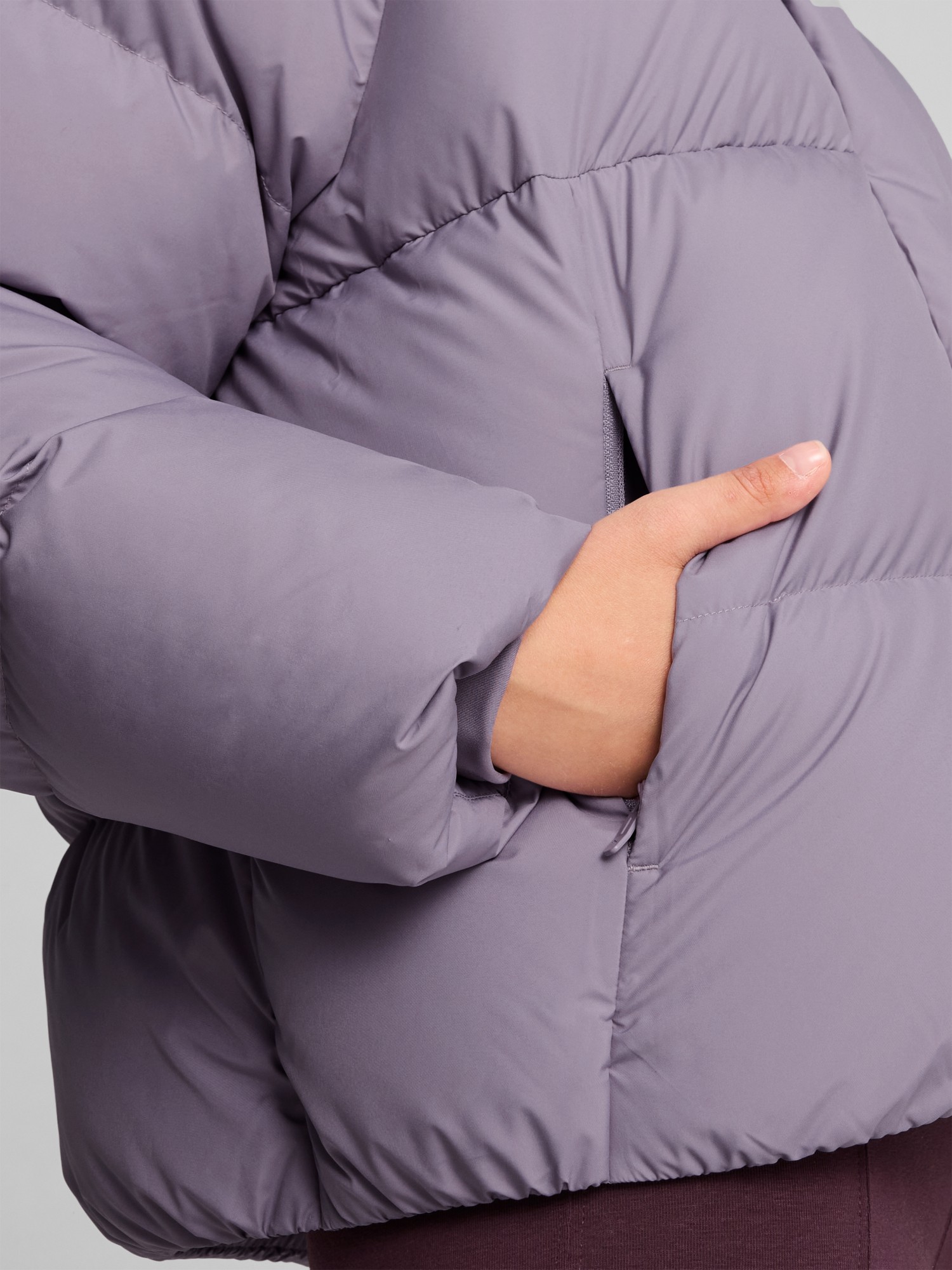 Куртка женская Puma Down Puffer Jacket фиолетовая 62648730 изображение 6