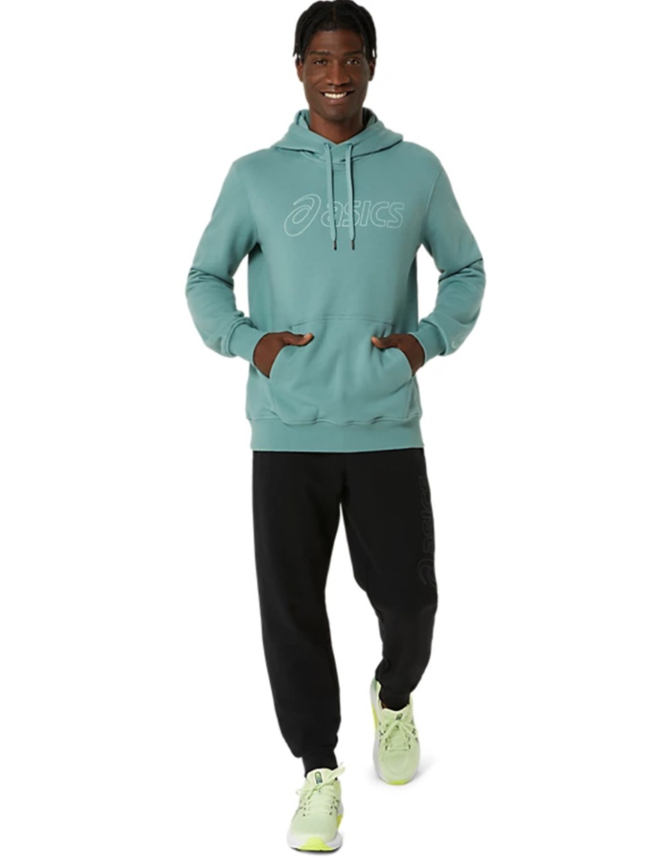 Толстовка чоловіча Asics OTH HOODIE м'ятна 2031E187-301 — фото 7