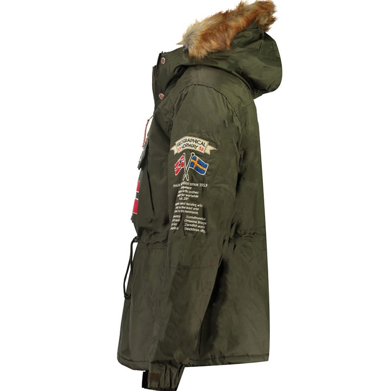 Куртка мужская Geographical Norway хаки WR034H-350 — фото 3