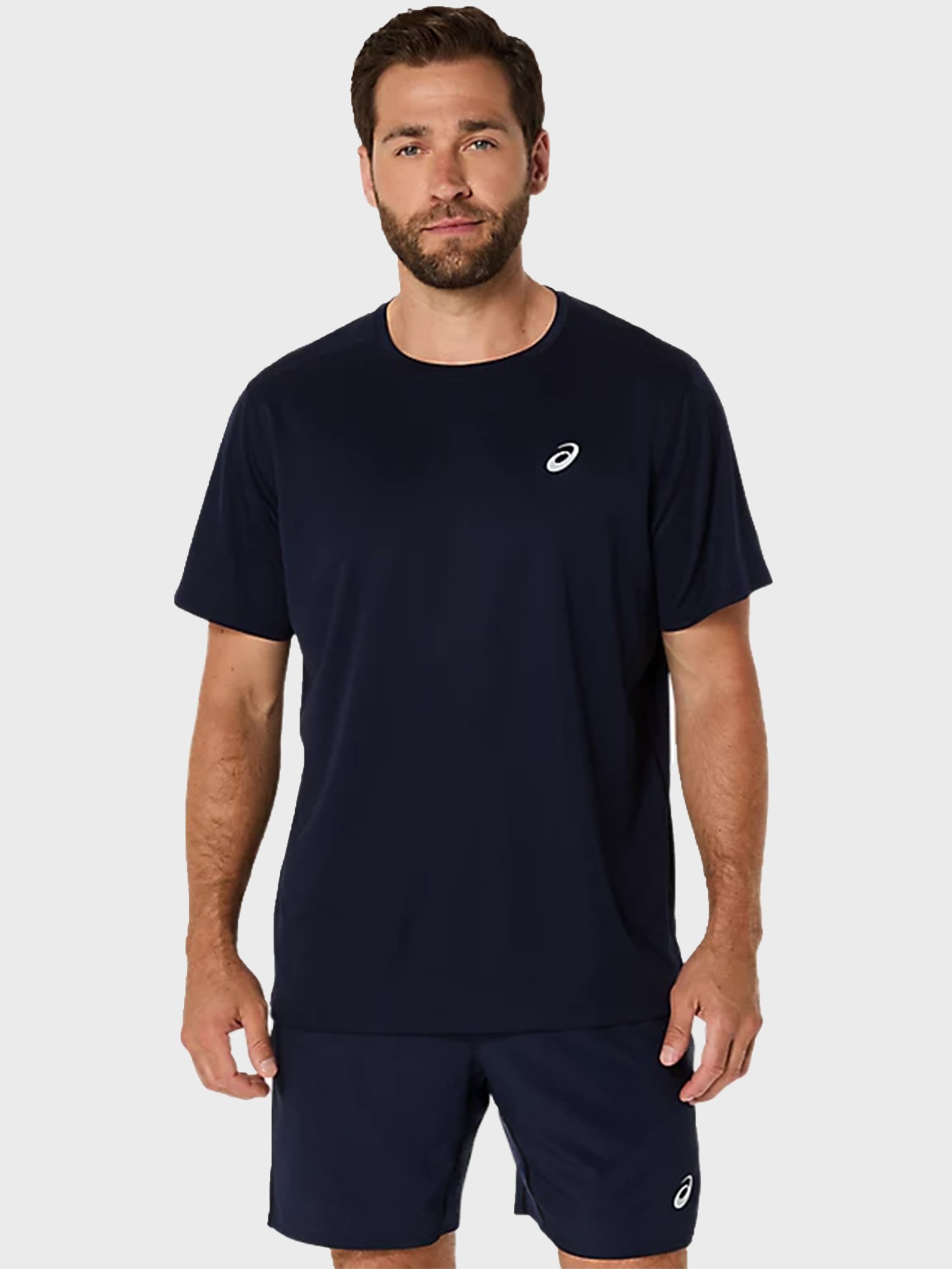 Футболка чоловіча Asics ASICS CORE SS TOP темно-синя 2011D221-400 изображение 2