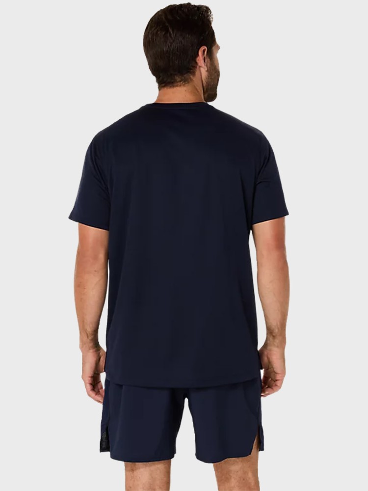 Футболка мужская Asics ASICS CORE SS TOP темно-синяя 2011D221-400 изображение 3