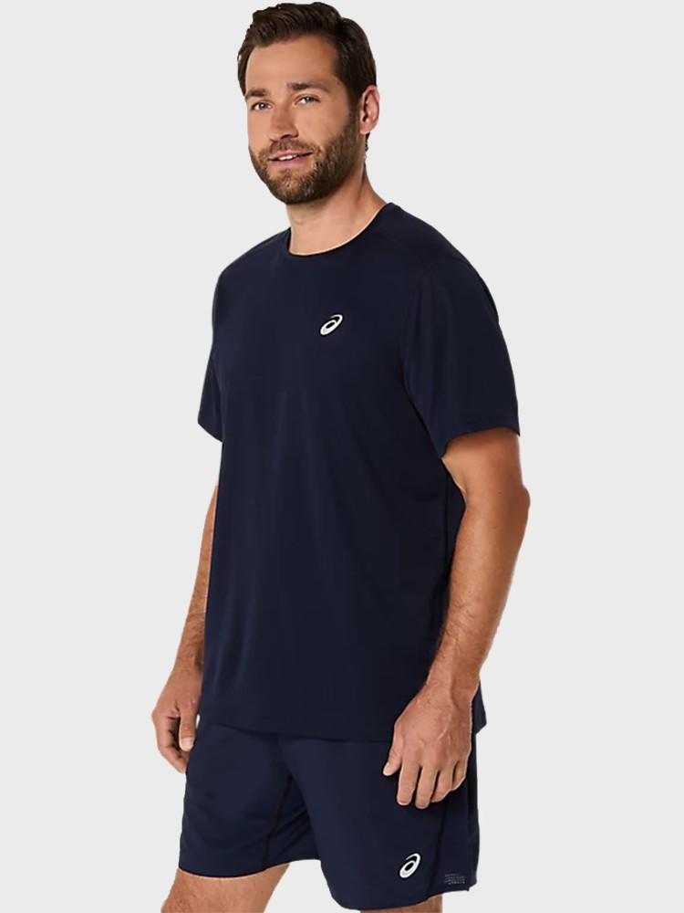 Футболка мужская Asics ASICS CORE SS TOP темно-синяя 2011D221-400 изображение 4