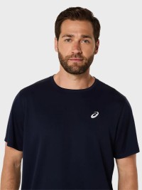 Футболка мужская Asics ASICS CORE SS TOP темно-синяя 2011D221-400 изображение 5