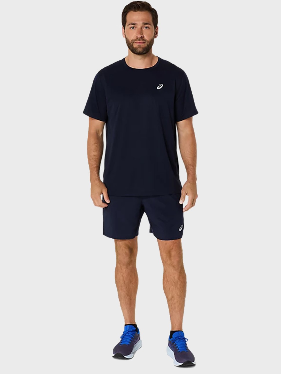 Футболка чоловіча Asics ASICS CORE SS TOP темно-синя 2011D221-400 — фото 6