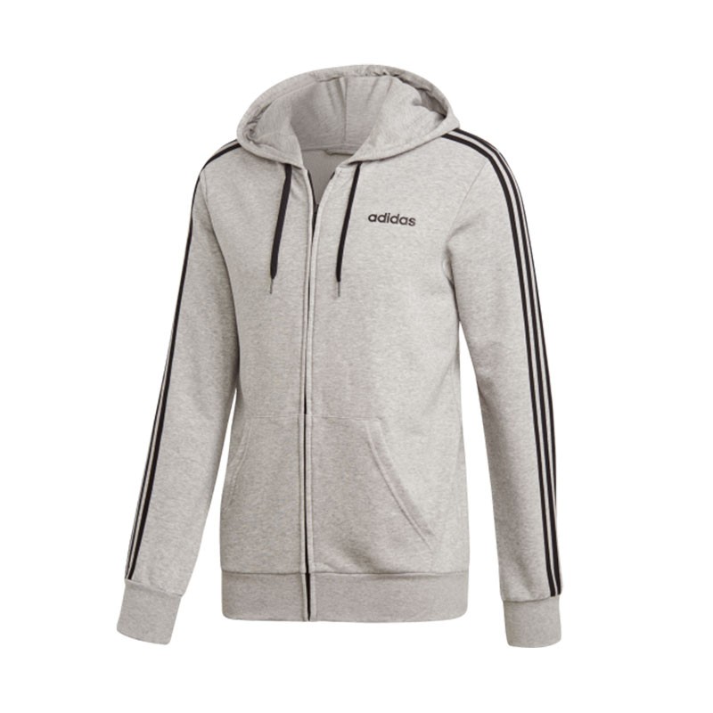 Толстовка мужская Adidas E 3S Fz Ft серая DU0473 изображение 1