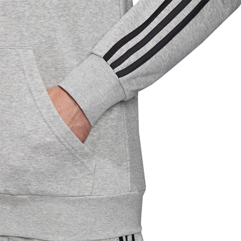 Толстовка мужская Adidas E 3S Fz Ft серая DU0473 изображение 3