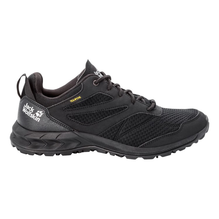 Полуботинки мужские Jack Wolfskin Woodland Texapore Low M черные 4039211-6000 изображение 1