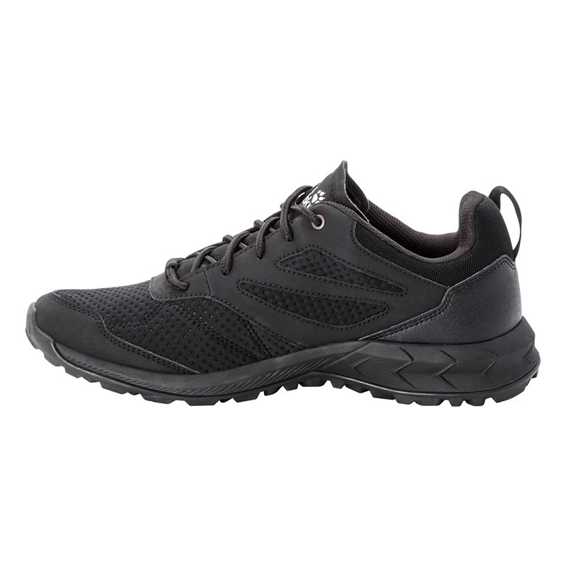 Напівчеревики чоловічі Jack Wolfskin Woodland Texapore Low чорні 4039211-6000 — фото 3