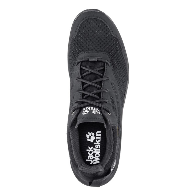 Полуботинки мужские Jack Wolfskin Woodland Texapore Low M черные 4039211-6000 изображение 4