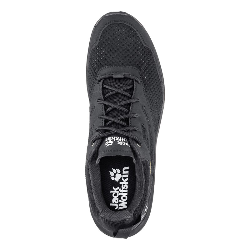 Напівчеревики чоловічі Jack Wolfskin Woodland Texapore Low чорні 4039211-6000 — фото 4