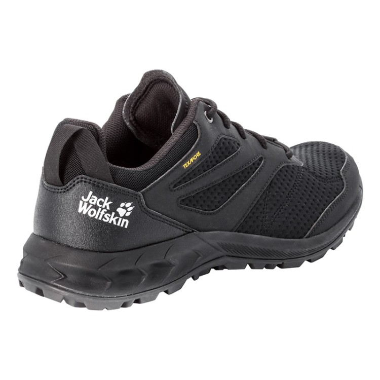 Полуботинки мужские Jack Wolfskin Woodland Texapore Low M черные 4039211-6000 изображение 5