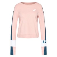 Толстовка женская Asics COLORBLOCK CREW розовая 2032B690-700 изображение 3
